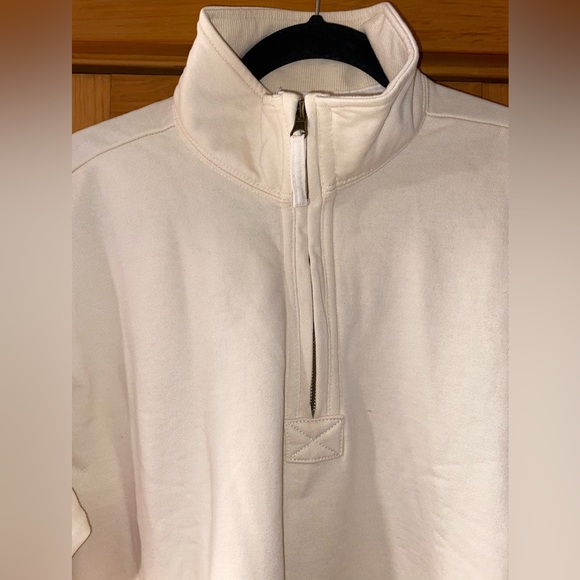 🎉HP🎉 NWT Gear for Sports Men’s Sweatshirt 1/4 Zip Pull Over Cream color Large - Picture 6 of 8